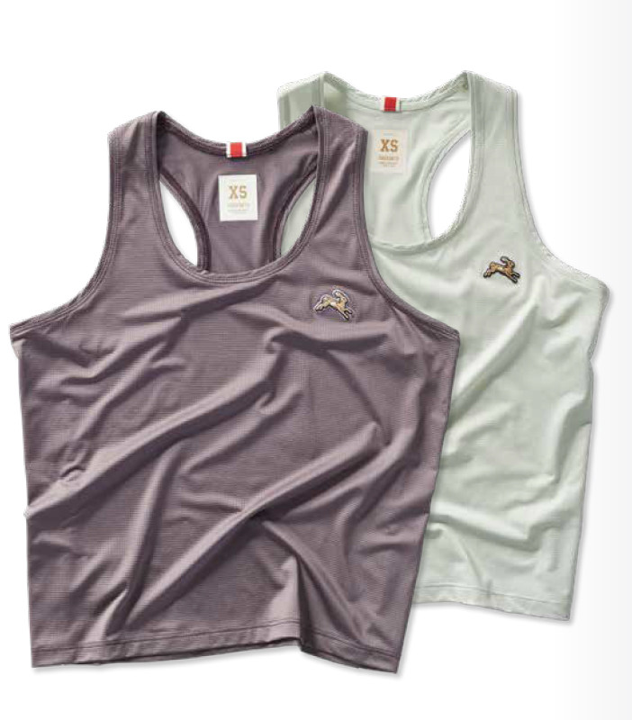 Tracksmith Twilight Crop Tank | Running Insight